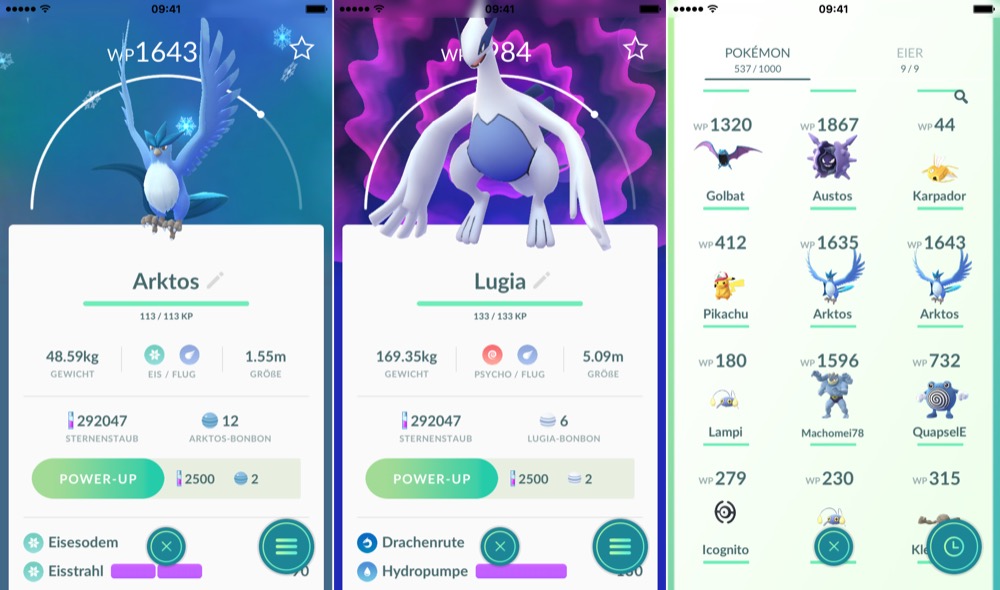 pokemon go legendary