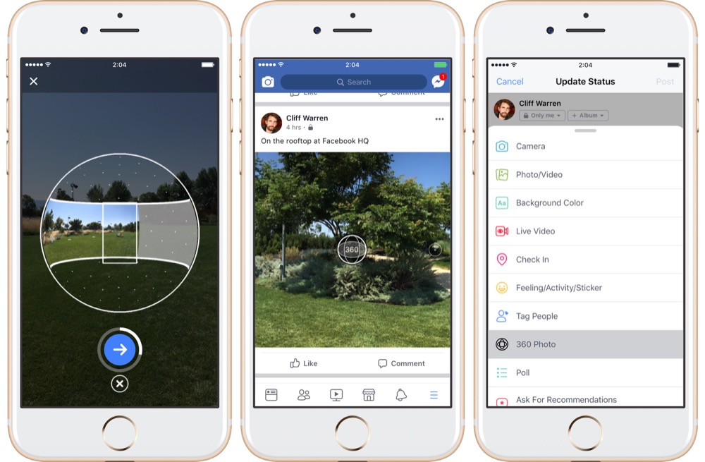 facebook 360 grad