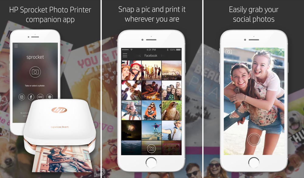 hp sprocket app