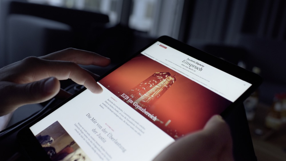 F.A.Z. Einspruch ipad