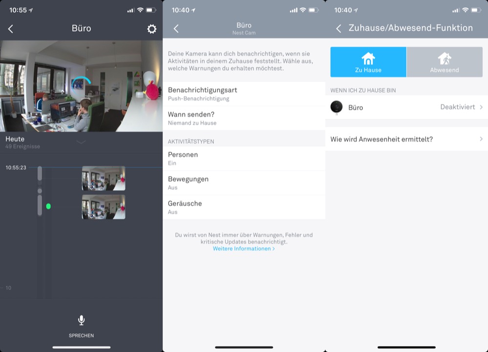 Nest Cam IQ App