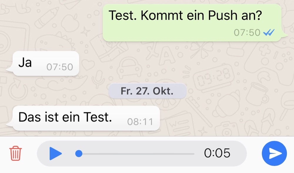 whatsapp sprachnachricht