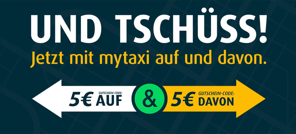 mytaxi gutschein april 2018