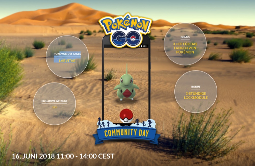 community day larvitar