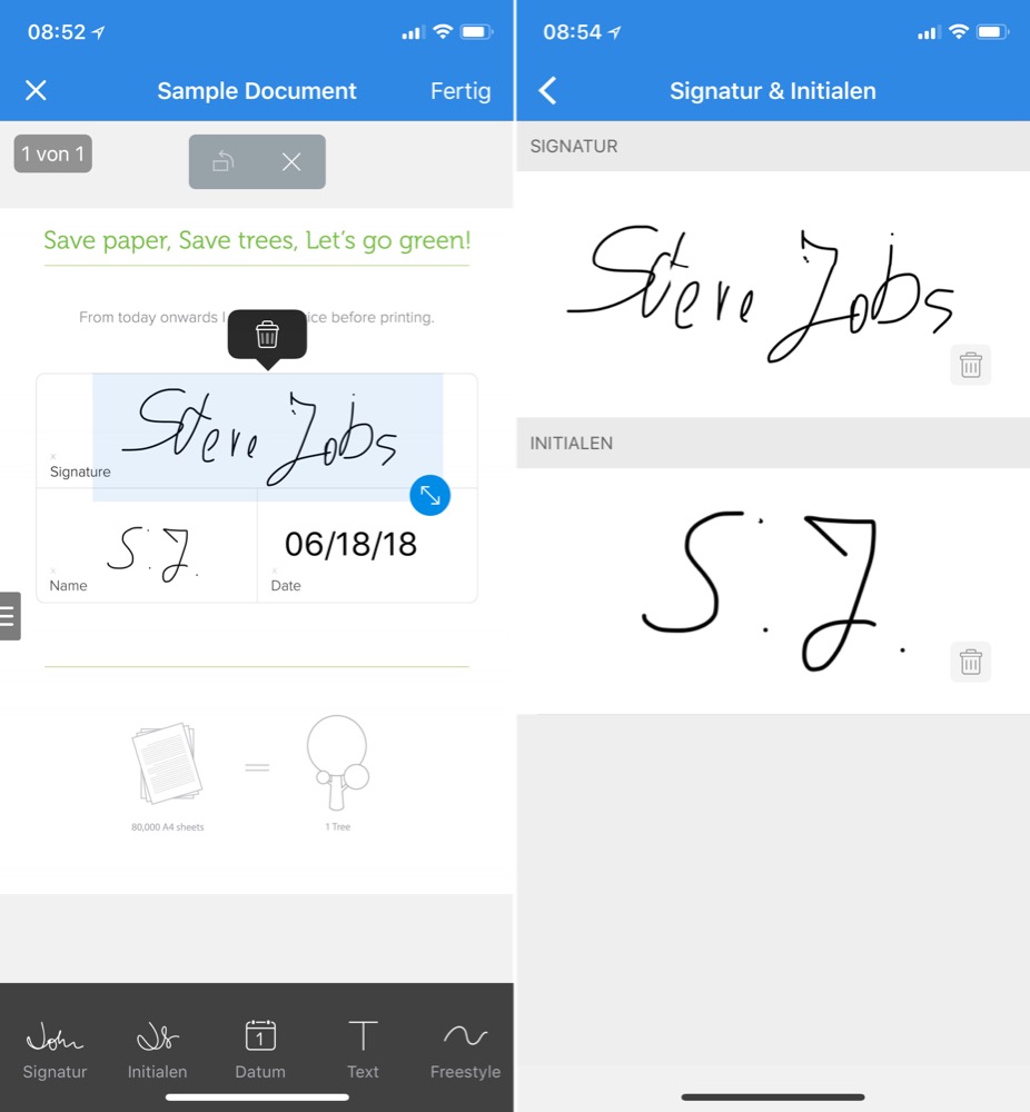 signeasy iphone