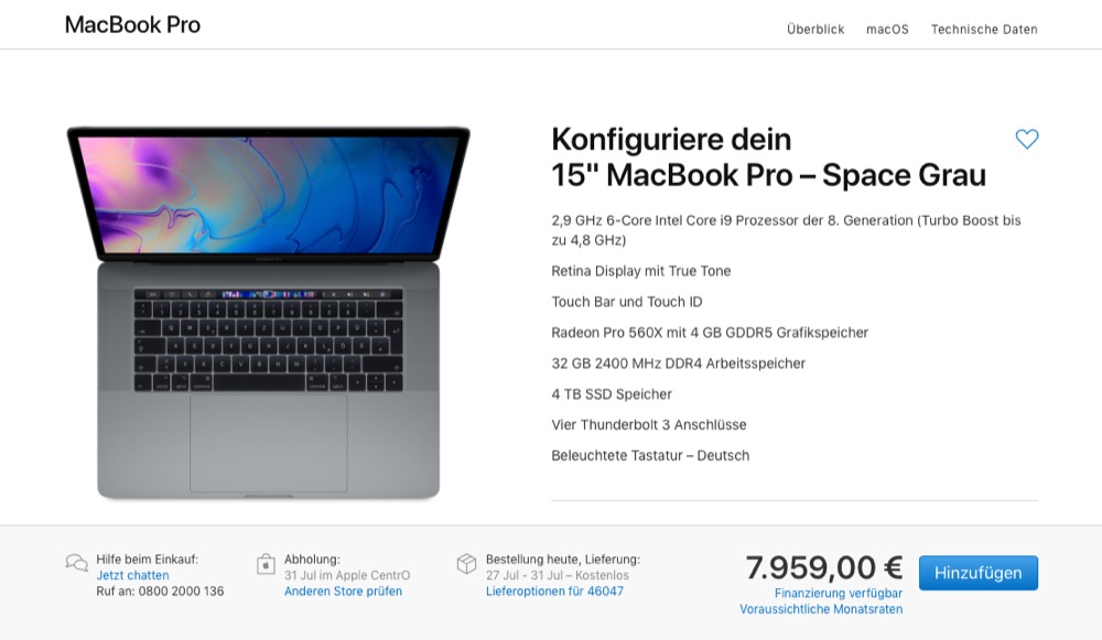 macbook pro 8000