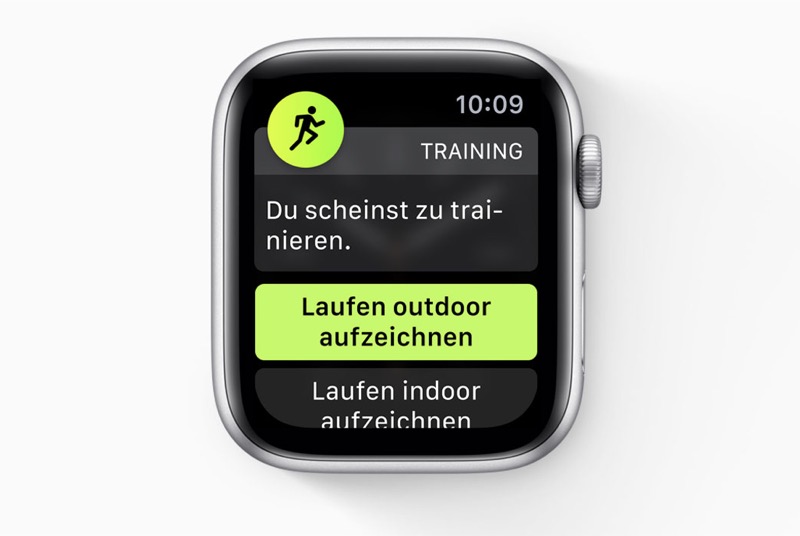 Apple Watch Trainingserkennung