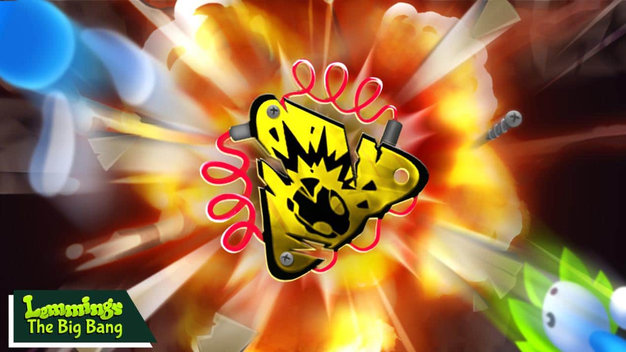 Explosiver Banner zum Lemmings v7.1 "Big Bang"-Update