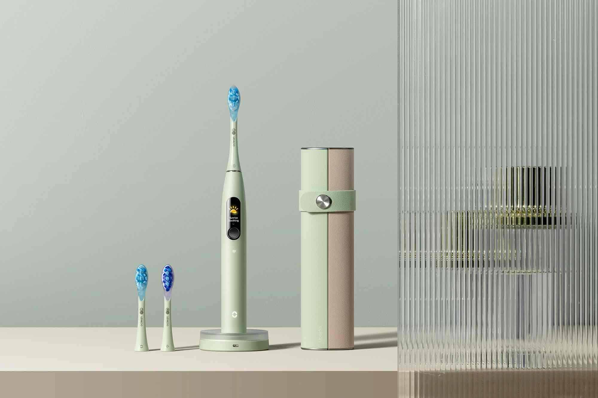Oclean X Ultra in Grün mit Ladecase