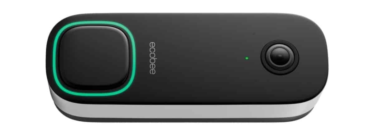 Ecobee Smart Doorbell Camera vor weißem Hintergrund
