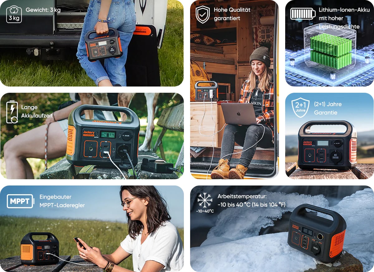 Funktionen des Jackery Explorer 240