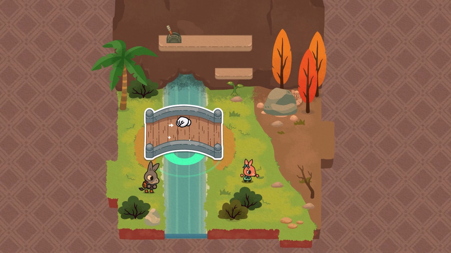Screenshot aus A Tiny Sticker Tale
