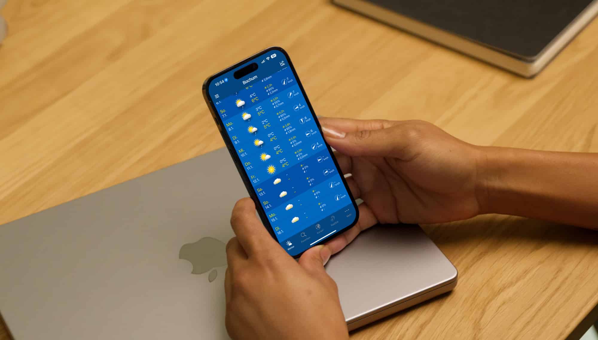 WeatherPro App zeigt keine Wetterdaten mehr an