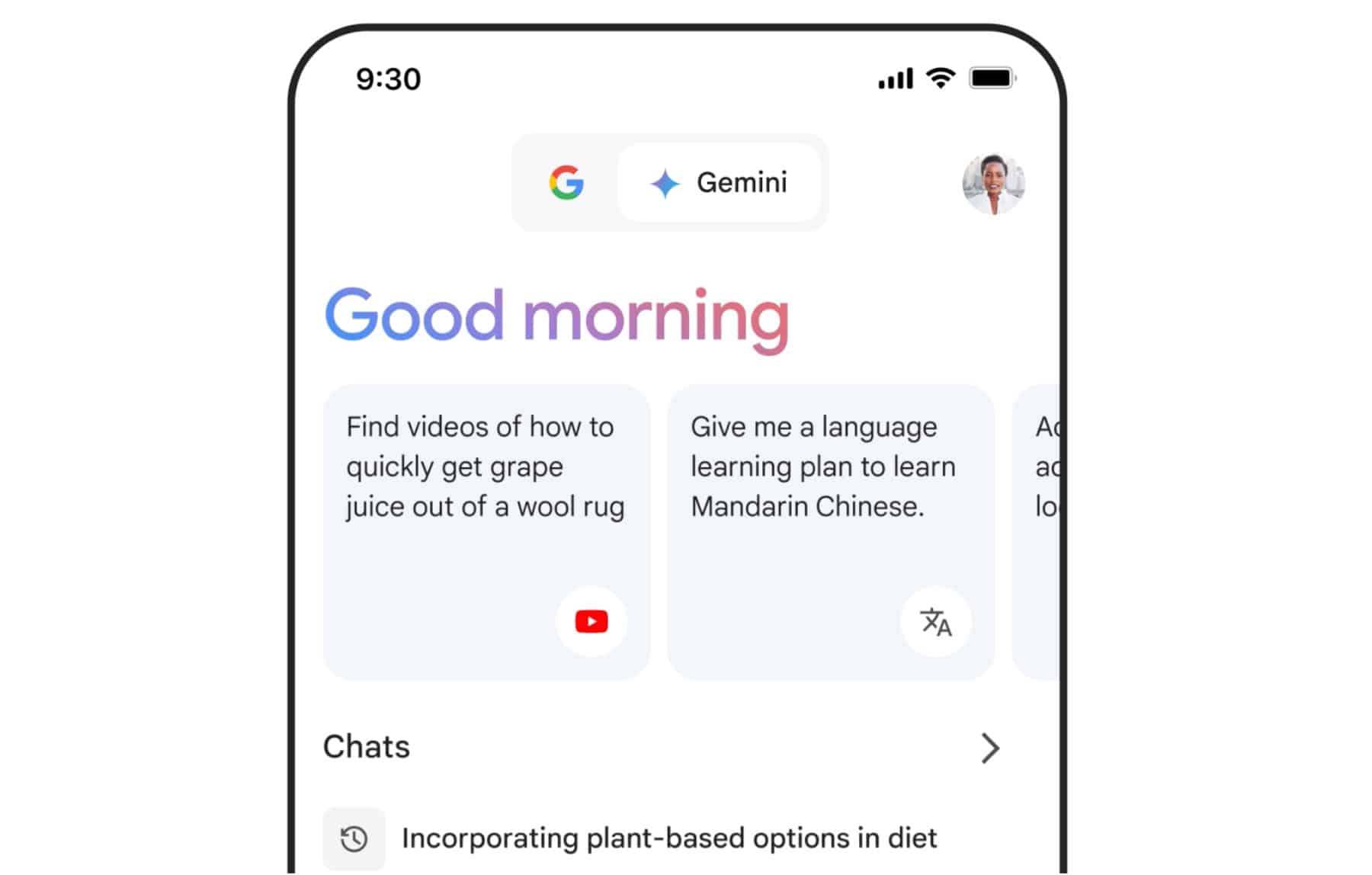 Google Gemini auf dem iPhone