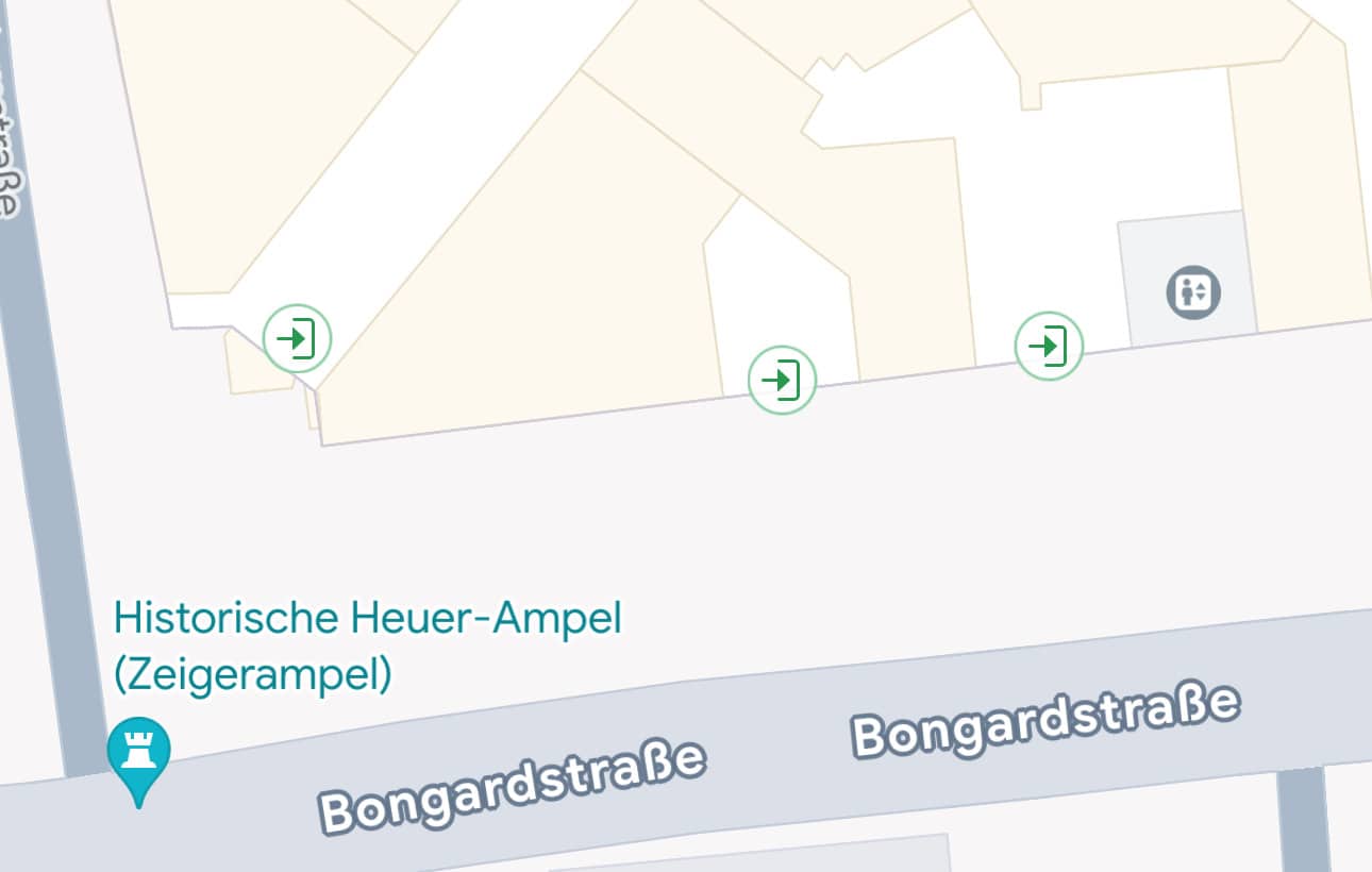 Neues EXIT-Symbol in Google Maps