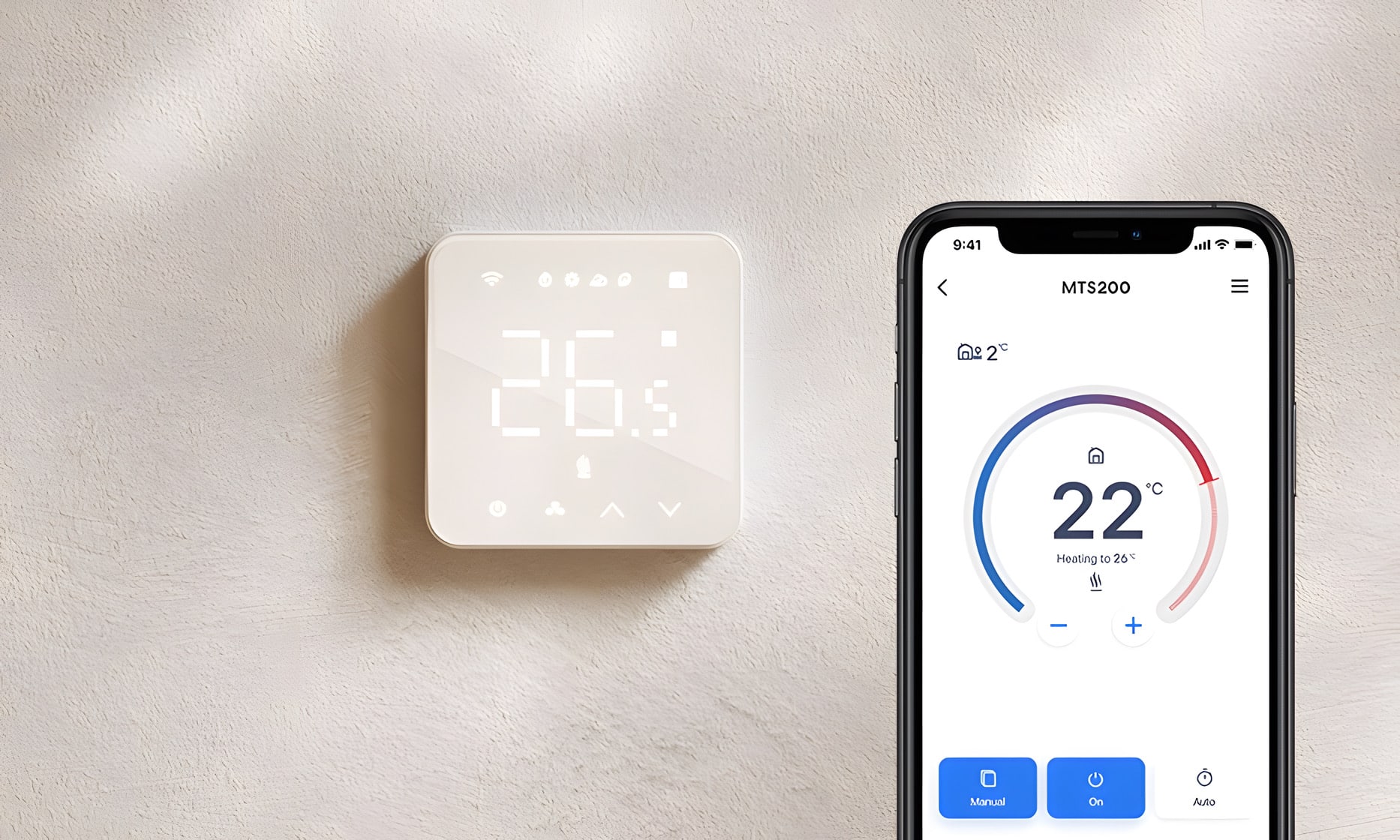 Meross Raumthermostat mit Meross-App
