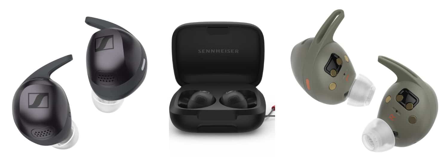 Drei Ansichten des Sennheiser Momentum Sport