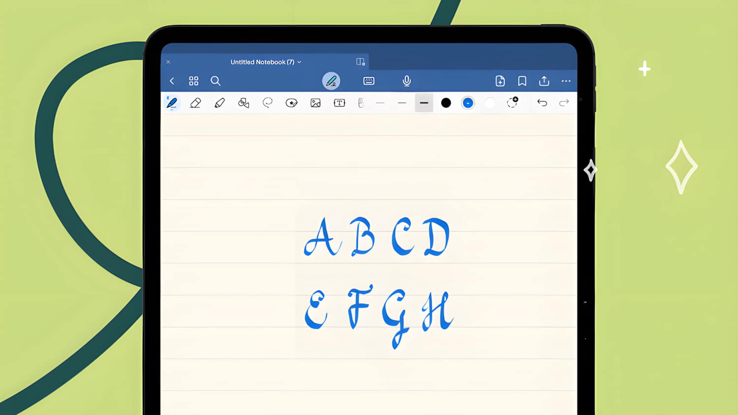 Neue "Dynamic Ink"-Funktion in Goodnotes 6 für den Apple Pencil Pro