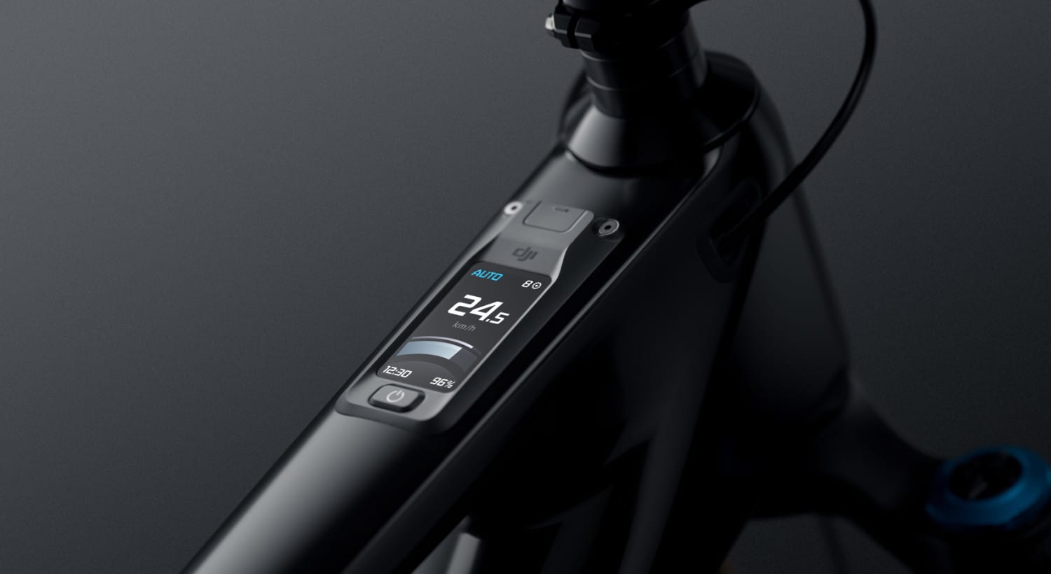 Detailansicht des OLED-Displays im Rahmen des Amflow PL