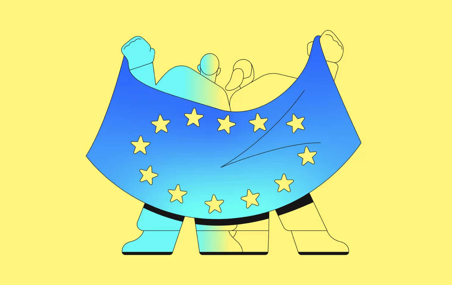 EU-Illustration von Wero