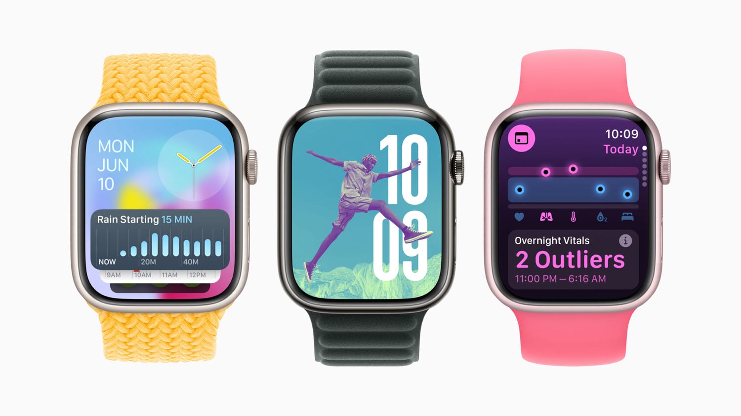 watchOS 11 auf drei Apple Watchers