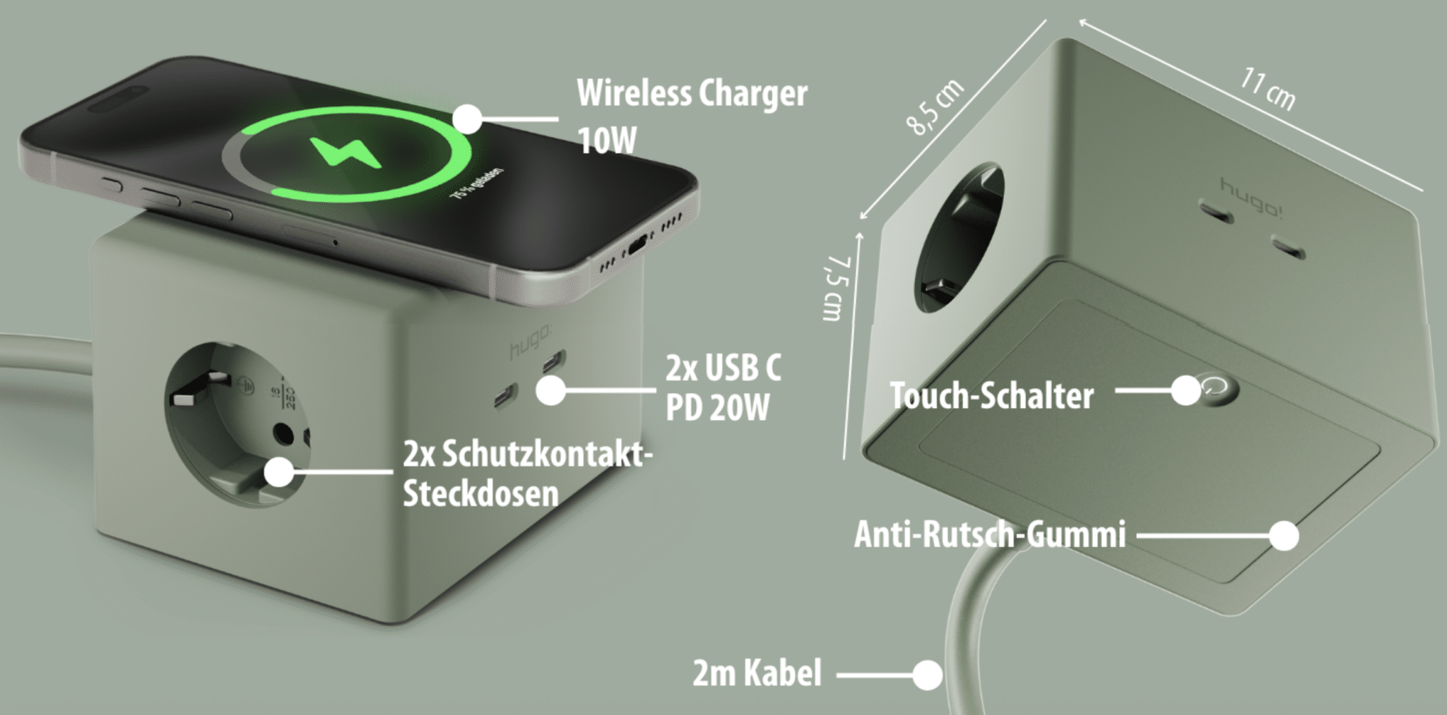 Die technischen Details des Brennenstuhl Hugo One