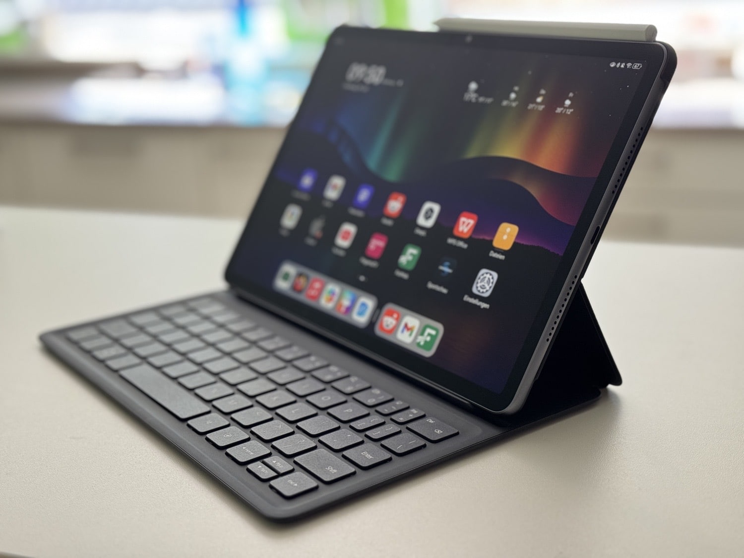 Tastatur-Hülle des Huawei MatePad 2025.