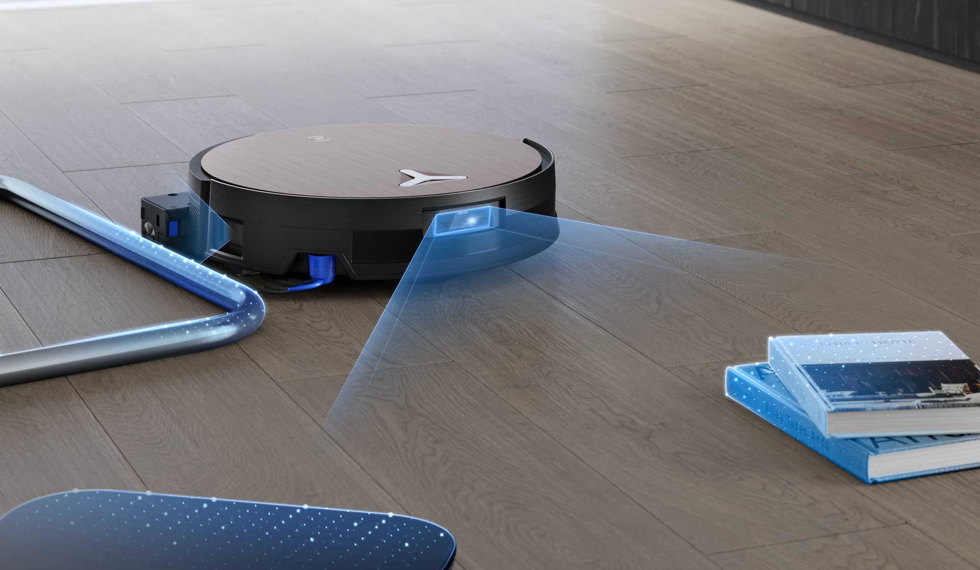 Ecovacs X11 OmniCyclone icon erkennt Hindernisse.