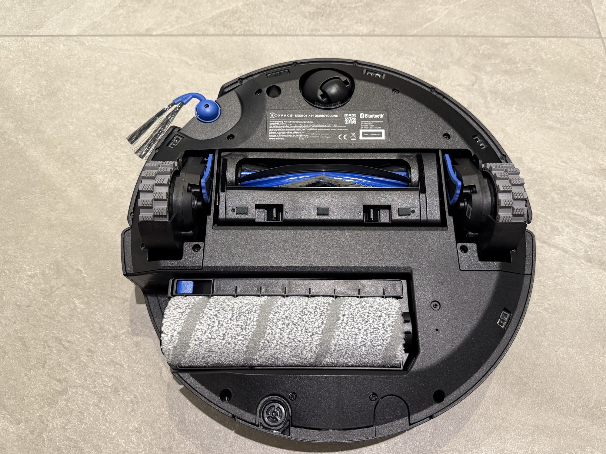 Wischwalze im Ecovacs X11 OmniCyclone.