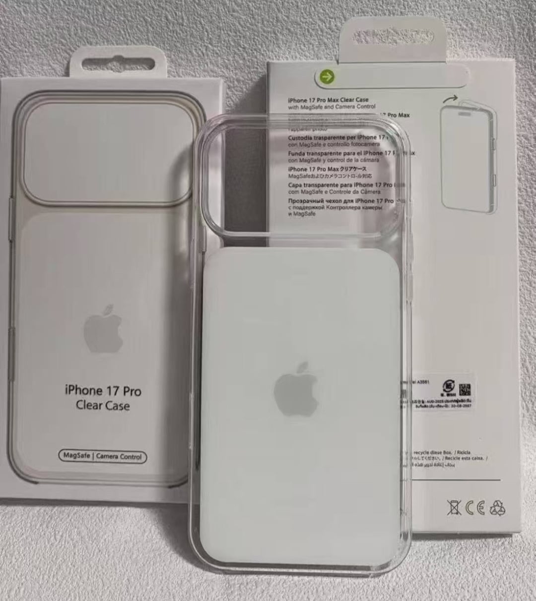 Clear Case für das iPhone 17 Pro.