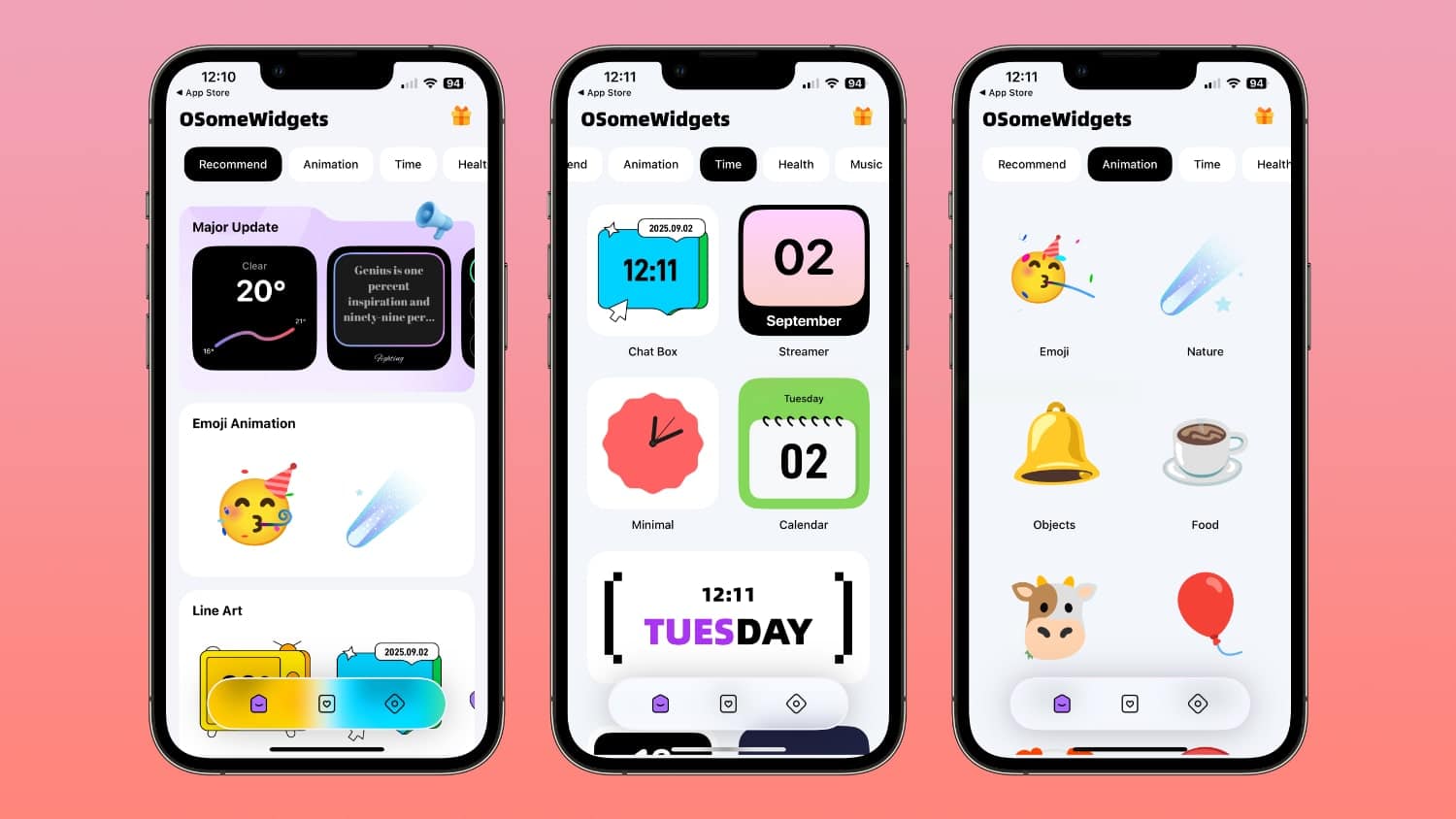 Die OSomeWidgets App im Detail