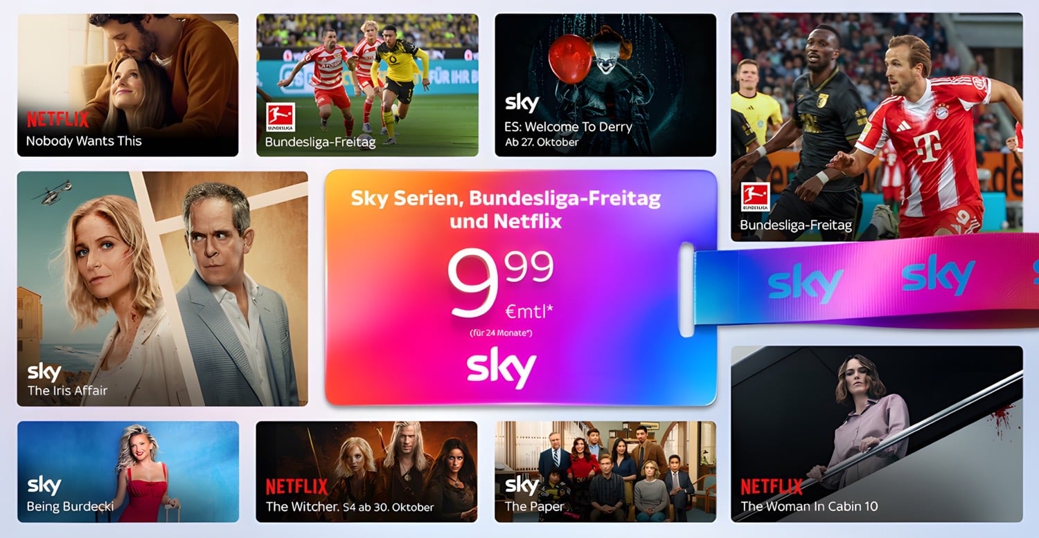 Sky Entertainment Plus-Angebots-Banner