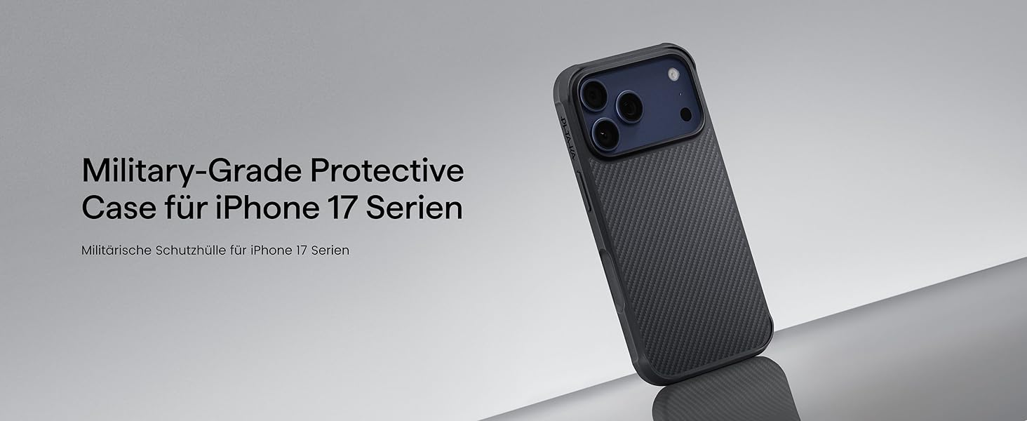 Pitaka ProGuard Case fürs iPhone 17 Pro.