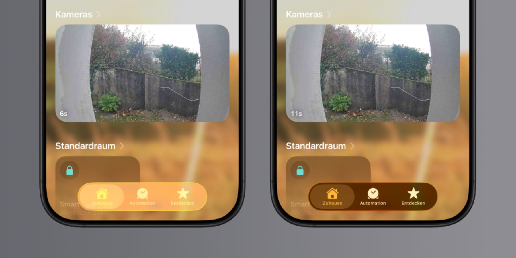 Home-App in iOS 26.1.