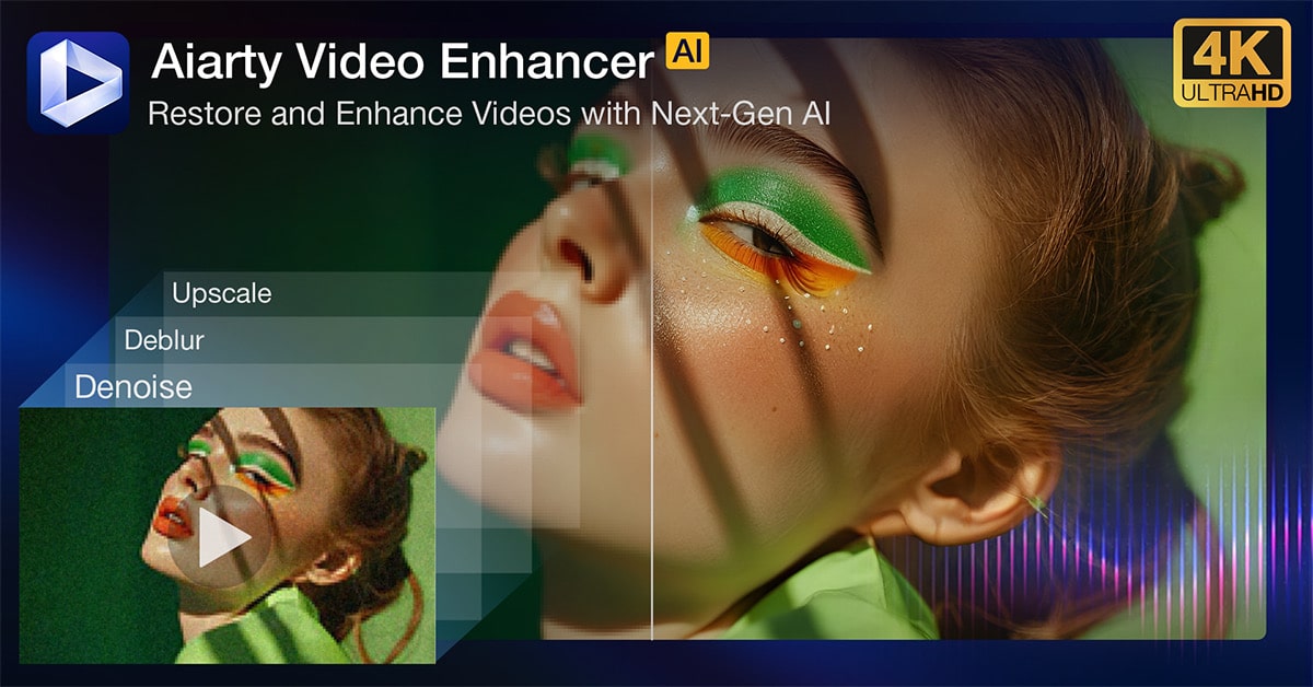 Aiarty Video Enhancer für den Mac.