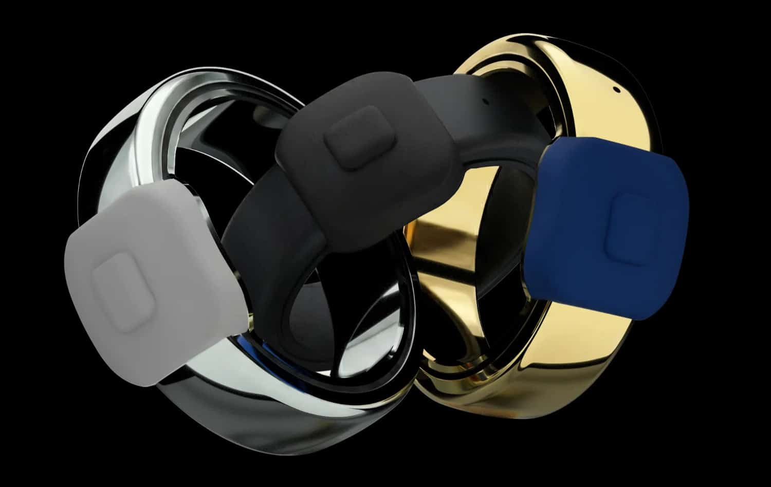Drei Farbvarianten des Pebble Index 01