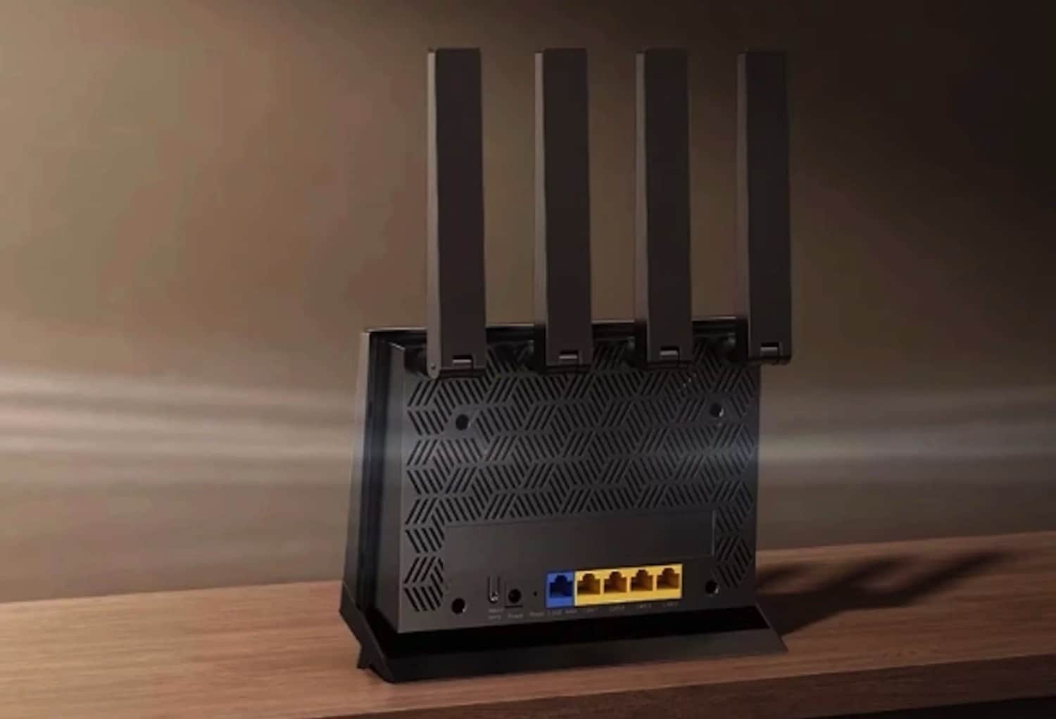 Rückseite des Dreame Lingxiao D70-Routers