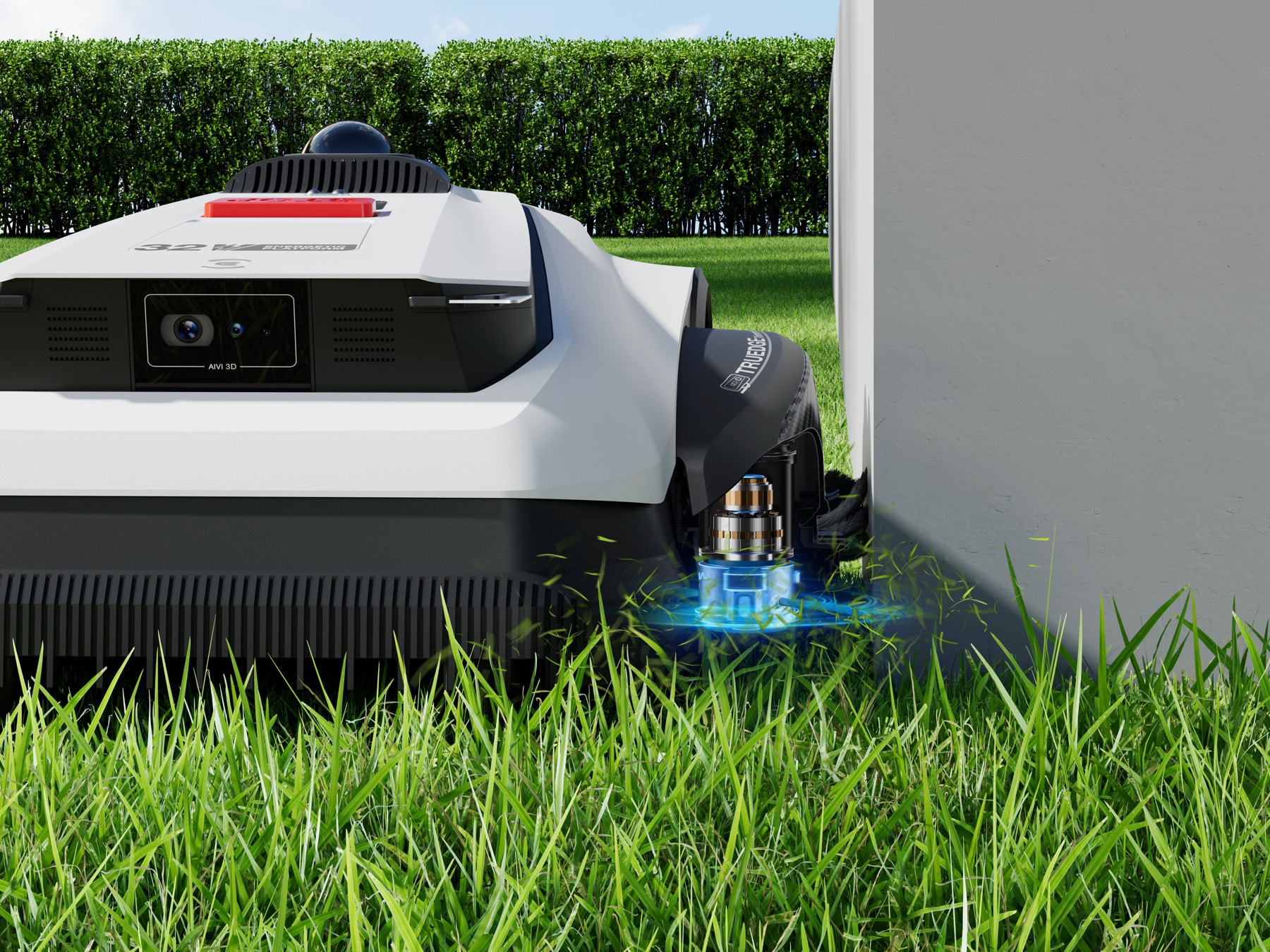 ECOVACS GOAT A3000 schneidet direkt am Rand.