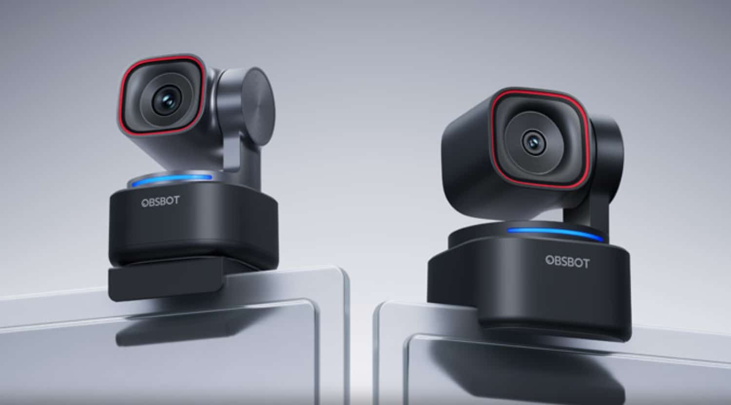 OBSBOT Tiny 3 und Tiny 3 Lite nebeneinander