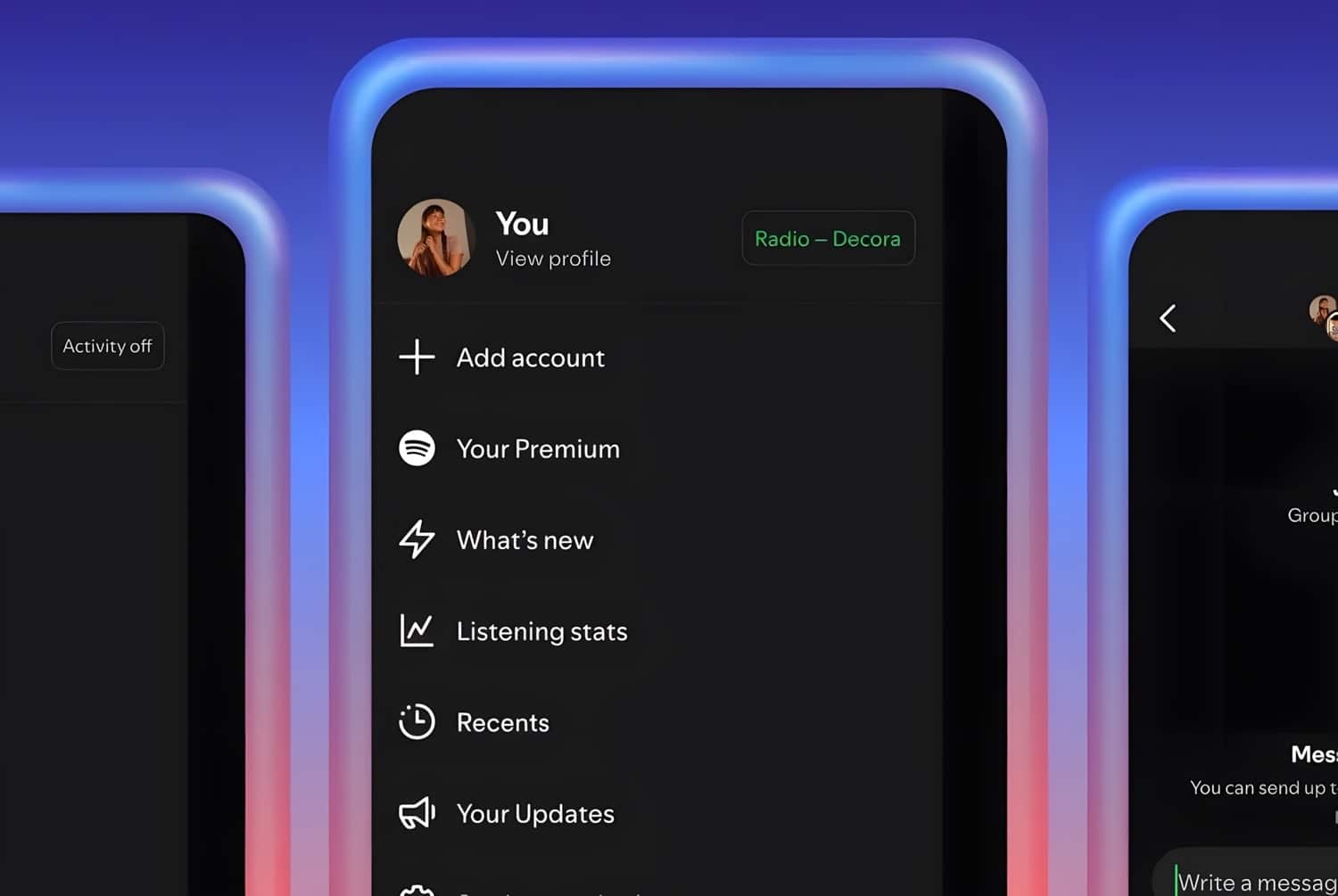 Freundes-Aktivitäten in der mobilen Spotify-App