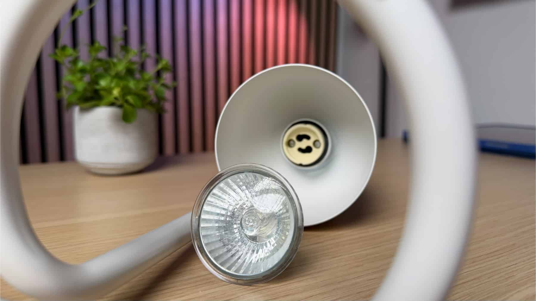 GU10 Lampe in der SwitchBot Kerzenwärmer Lampe