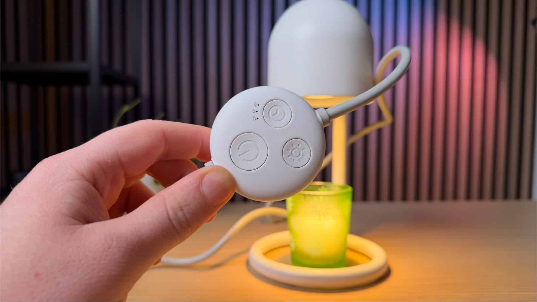 Schalter der SwitchBot Kerzenwärmer Lampe